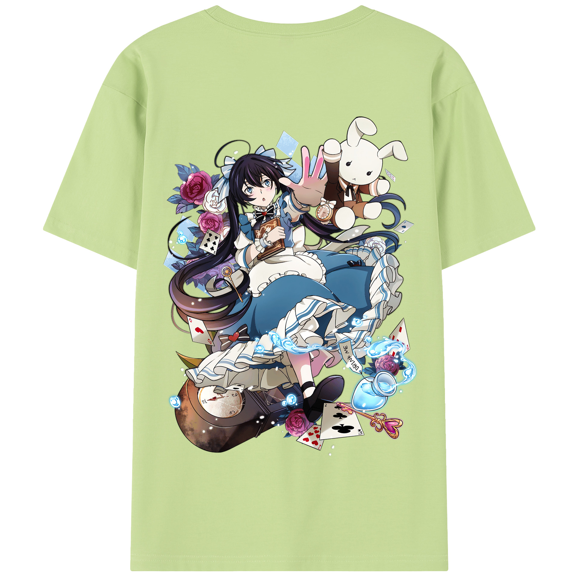 （画像用） 文豪ストレイドッグス Bungo Stray Dogs 綿100％半袖Tシャツ（背面プリント）